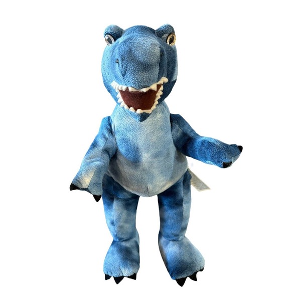 Build a Bear T Rex Tyrannosaurus Dinosaur Plush Stuffed Animal 16" Blue Roars - Picture 3 of 9